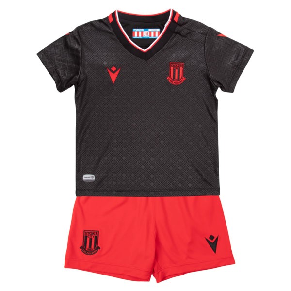 Maillot Stoke City Exterieur Enfant 2022-23 Noir